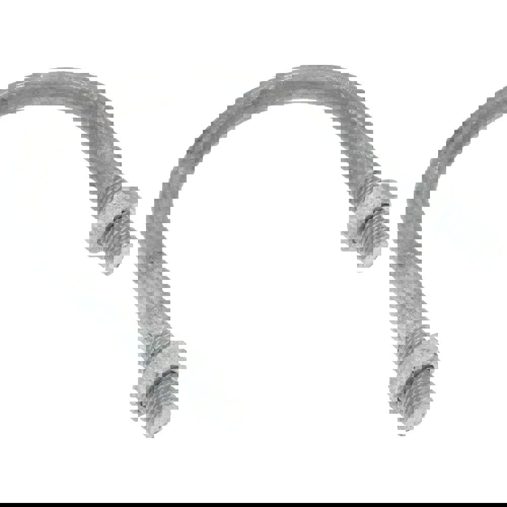 Round U-Bolt: Without Mount Plate, 1/2-13 UNC, 1-1/2